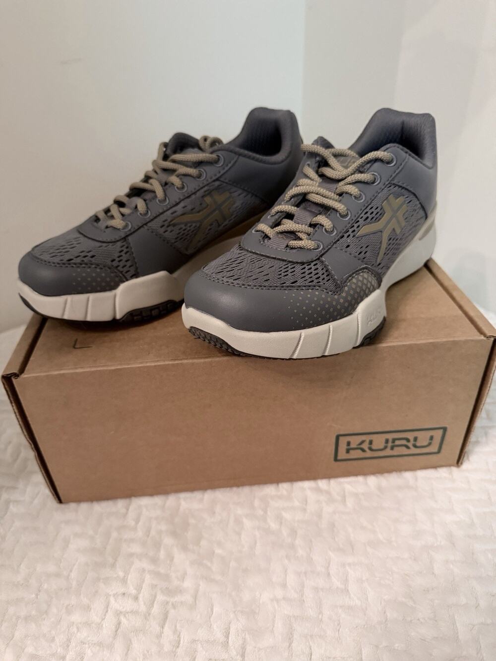 Kuru QUANTUM 2 Women's Slate Gray Sneakers size 7 *FSA/HSA Eligible